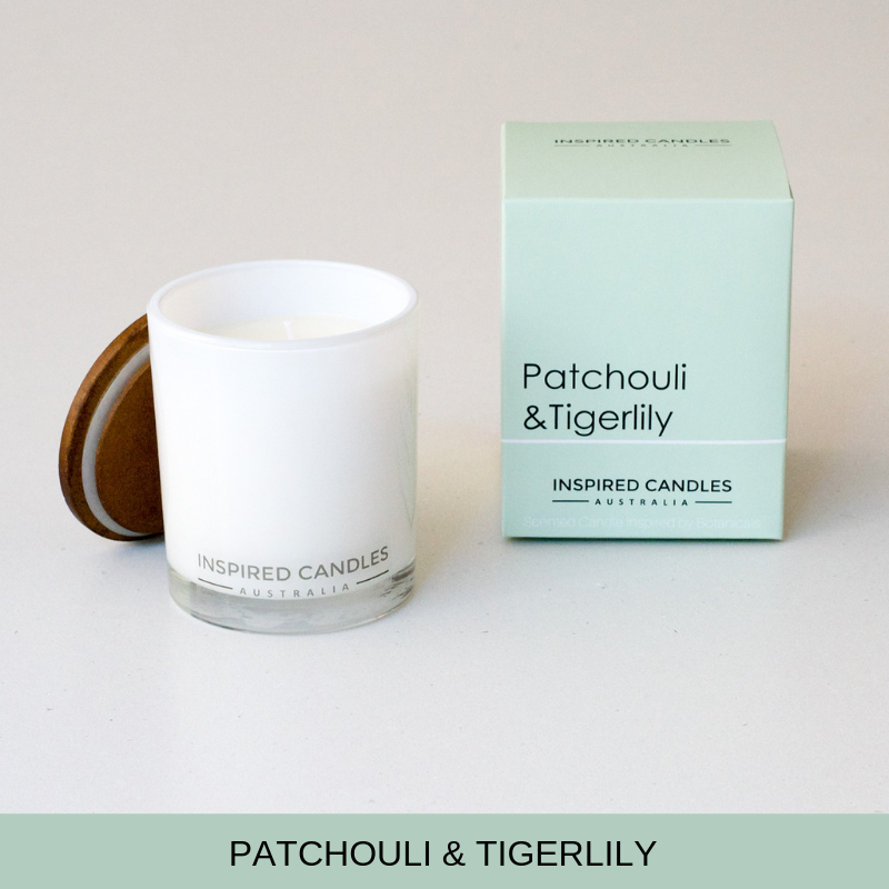 Patchouli & Tigerlily Candle - Inspired Candles