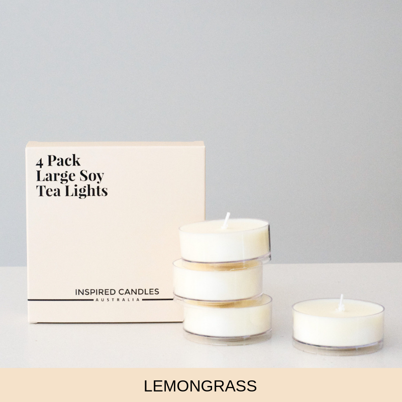 Lemongrass 4 pack - Inspired Candles