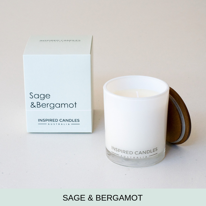 Sage & Bergamot Candle - Inspired Candles