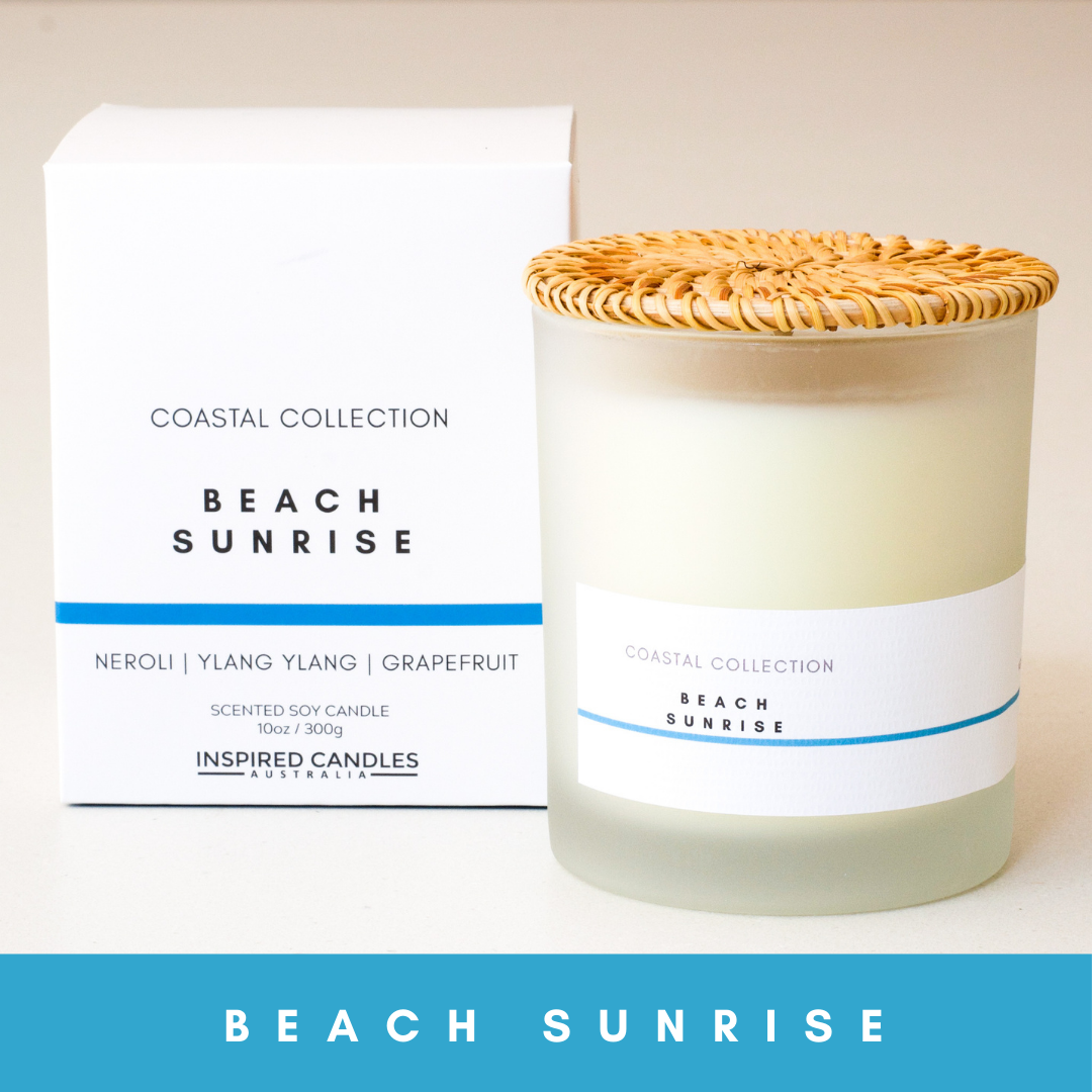 Beach Sunrise Candle