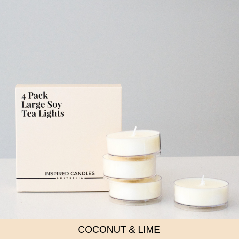 Coconut & Lime 4 pack - Inspired Candles