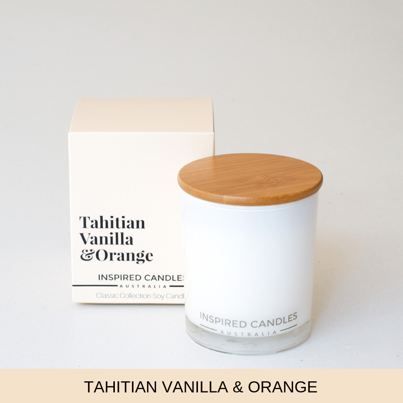 Tahitian Vanilla & Orange Candle - Inspired Candles
