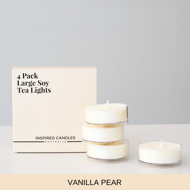 Vanilla Pear 4 pack - Inspired Candles